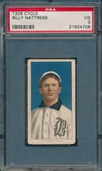 Billy Nattress #NNO Baseball Cards 1909 T206 Cycle 350 Prices
