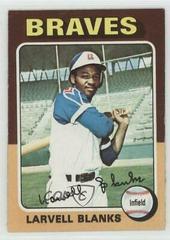Larvell Blanks Baseball Cards 1975 Topps Prices
