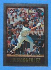 Juan Gonzalez #47 Baseball Cards 1997 Topps Chrome Prices