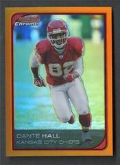 Dante Hall [Orange Refractor] Football Cards 2006 Bowman Chrome Prices