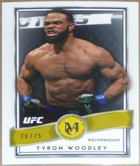 Tyron Woodley [Gold] #22 Ufc Cards 2016 Topps UFC Museum Collection Prices
