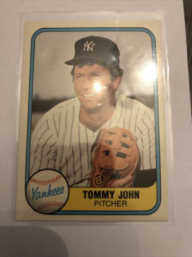 Tommy John #81 Prices | 1981 Fleer | Baseball Cards