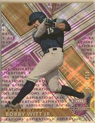 Bobby Witt Jr. [Aspirations Purple] Baseball Cards 2019 Panini Elite Extra Edition Prices
