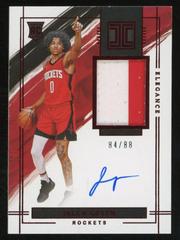 Jalen Green [Elegance Patch Autograph Asia] Basketball Cards 2021 Panini Impeccable Prices