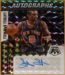 Latrell Sprewell #AM-LSW Basketball Cards 2021 Panini Mosaic Autographs Prices