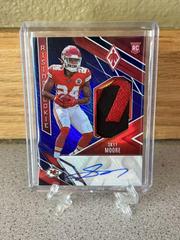 Skyy Moore [Hat] #RMS-SM Football Cards 2022 Panini Phoenix Rising Rookie Material Signature Prices