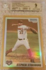 Stephen Strasburg [Gold Refractor] Baseball Cards 2010 Bowman Chrome Prospects Prices
