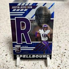 Justin Jefferson [Blue] #SB-JJ6 Football Cards 2023 Panini Donruss Elite Spellbound Prices