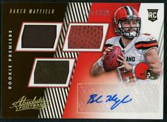Baker Mayfield [Material Autograph] #153 Football Cards 2018 Panini Absolute Prices