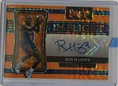 Ron Harper [Orange Pulsar] #IF-RHP Basketball Cards 2021 Panini Select In Flight Signatures Prices