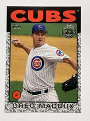 Greg Maddux [Platinum] #86B-25 Baseball Cards 2021 Topps 1986 35th Anniversary Prices