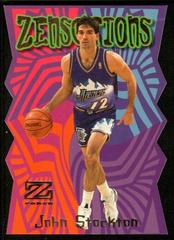 John Stockton #22 Basketball Cards 1997 Skybox Z Force Zensations Prices