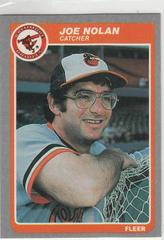 Joe Nolan #185 Baseball Cards 1985 Fleer Prices