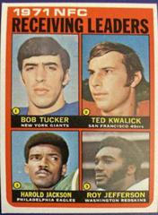 NFC Receiving Ldrs Football Cards 1972 Topps Prices
