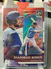 Brandon Lowe [Red White Blue] #1 Baseball Cards 2022 Panini Donruss Optic Prices