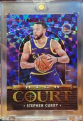 Stephen Curry [Hyper Red] Basketball Cards 2021 Panini Hoops High Court Prices