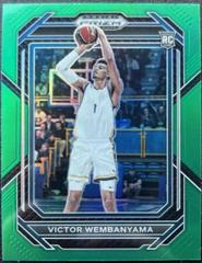 Victor Wembanyama [Green Shimmer] #1 Basketball Cards 2023 Panini Prizm Draft Picks Break Prices