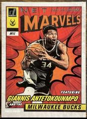 Giannis Antetokounmpo [Press Proof] #9 Basketball Cards 2021 Panini Donruss Net Marvels Prices