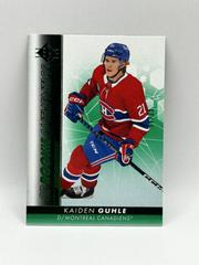 Kaiden Guhle [Green] #111 Hockey Cards 2022 SP Prices