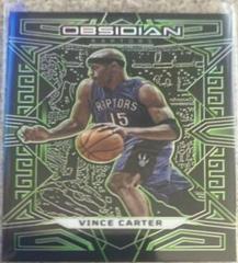 Vince Carter [Green] Basketball Cards 2022 Panini Obsidian Prices