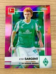 Josh Sargent [Pink Refractor] #23 Soccer Cards 2020 Topps Chrome Bundesliga Prices