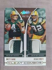 Brett Favre, Reggie White #1 Football Cards 2019 Panini Absolute Cleat Combos Prices