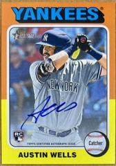 Austin Wells #ROA-AW Baseball Cards 2024 Topps Heritage Real One Autograph Prices