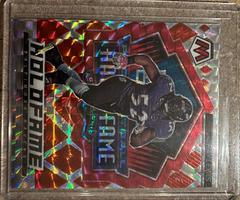 Ray Lewis [Red] #HF-6 Football Cards 2022 Panini Mosaic HoloFame Prices
