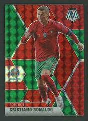 Cristiano Ronaldo [Choice Red and Green Mosaic] Soccer Cards 2021 Panini Mosaic UEFA Euro 2020 Prices