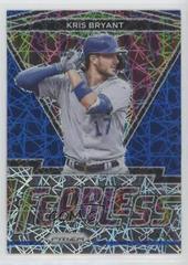 Kris Bryant [Blue Velocity] #FR-12 Baseball Cards 2021 Panini Prizm Fearless Prices