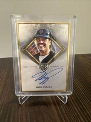 Mike Piazza [Emerald] Baseball Cards 2023 Topps Gilded Collection Gold Framed Hall of Famers Autographs Prices