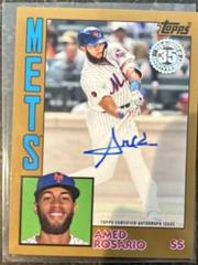 Amed Rosario [Gold] #ARS Baseball Cards 2019 Topps 1984 Baseball Autographs Prices