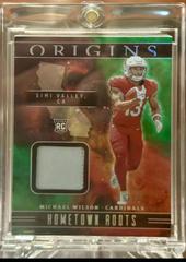 Michael Wilson [Green] #HR-MW Football Cards 2023 Panini Origins Hometown Roots Prices