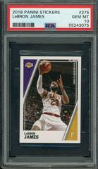 LeBron James #275 Basketball Cards 2018 Panini Stickers Prices
