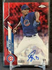 Adbert Alzolay [Red Wave Refractor] Baseball Cards 2020 Topps Chrome Rookie Autographs Prices