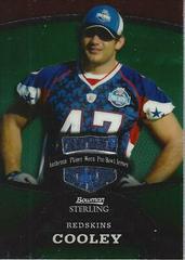 Chris Cooley [Jersey Green] Football Cards 2008 Bowman Sterling Prices