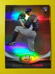 Jeremy Hellickson Baseball Cards 2011 Bowman Platinum Prices
