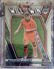 Matthijs de Ligt #18 Soccer Cards 2021 Panini Mosaic Road to FIFA World Cup Will to Win Prices