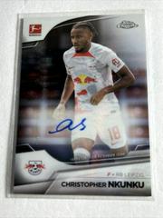 Christopher Nkunku [Prism] Soccer Cards 2022 Topps Chrome Bundesliga Autographs Prices