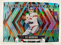 Eli Manning [Teal] #FF-4 Football Cards 2023 Panini Phoenix Fire Forged Prices