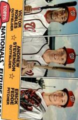 Victor Robles, Andrew Stevenson, Erick Fedde Baseball Cards 2018 Topps Archives 1981 Future Stars Trios Prices
