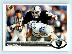 Aaron Wallace #448 Football Cards 1991 Upper Deck Prices