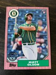Matt Olson [Red] #87-142 Baseball Cards 2017 Topps 1987 Prices