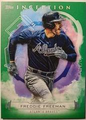 Freddie Freeman [Green] #4 Baseball Cards 2019 Topps Inception Prices