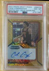 Cade Cunningham [Gold Wave] #RS-CCA Basketball Cards 2021 Panini Prizm Rookie Signatures Prices