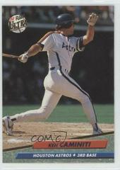 Ken Caminiti Baseball Cards 1992 Ultra Prices