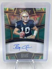 Brady Quinn [Green] #S-BQ Football Cards 2023 Panini Select Draft Picks Signatures Prices