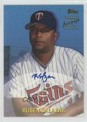 Ruben Salazar [Certified Autograph] Baseball Cards 2000 Topps Traded Prices