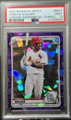 Jordan Walker [Purple] #BD-57 Baseball Cards 2020 Bowman Draft Sapphire Prices