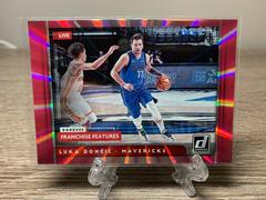 Luka Doncic [Pink Laser] Basketball Cards 2021 Panini Donruss Franchise Features Prices